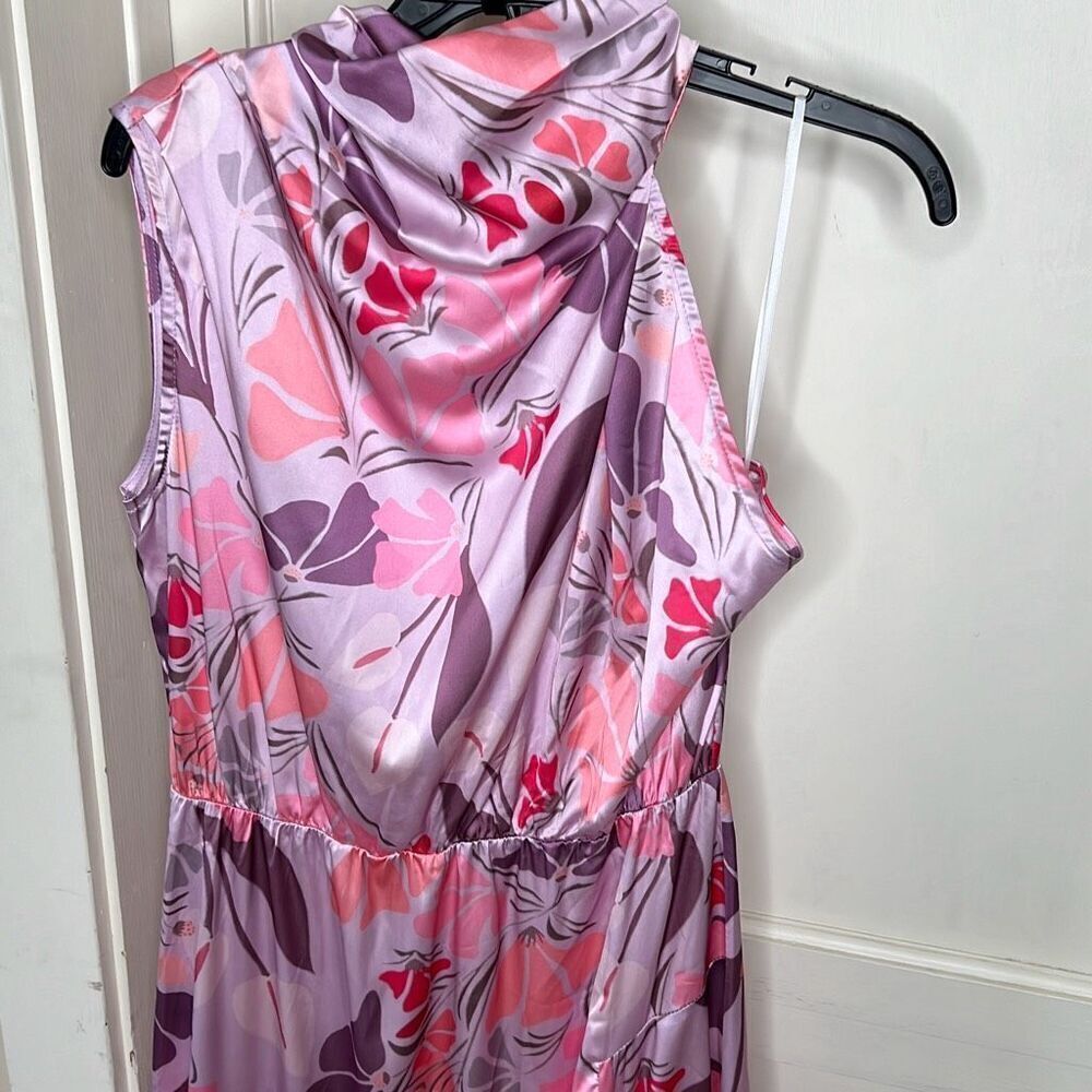 Petal & Pup AMELIA HALTERNECK MAXI DRESS PINK FLORAL Size XS Nwot - Picture 4 of 10